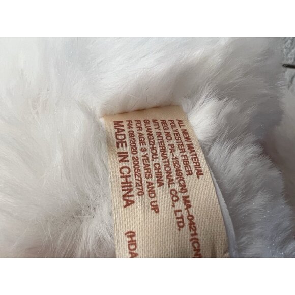 Teddy‎ Bear Plush Red Roses Bow 14" Valentine Love Way to Celebrate White NWT - Picture 10 of 12